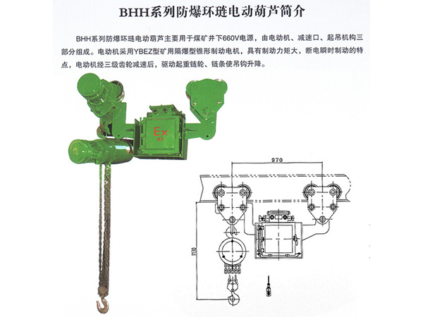 礦用防爆環(huán)鏈電動(dòng)葫蘆